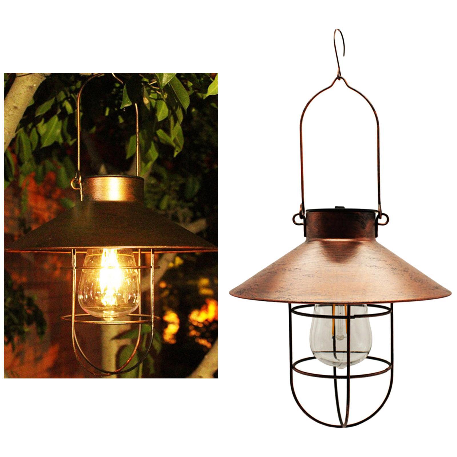 3x Solar Lantern Lamp Waterproof IP65 Lights Landscape for Patio Tree Fence