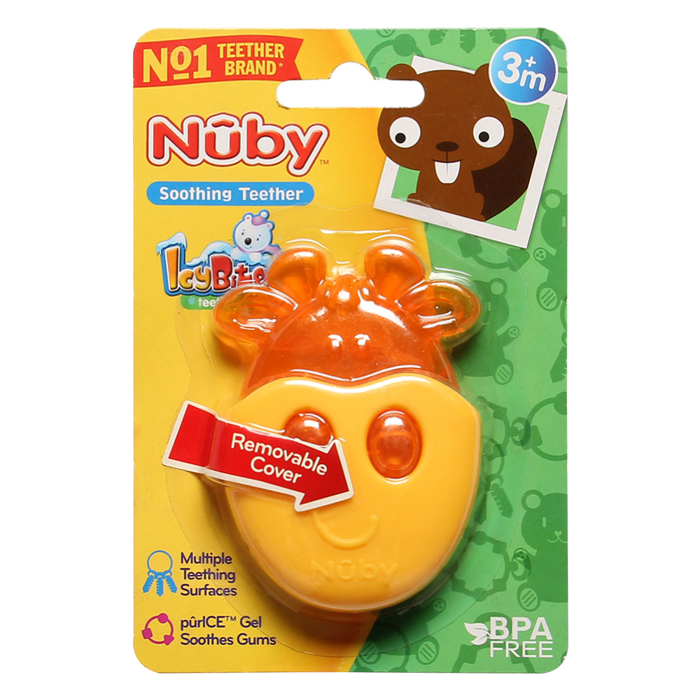 [ 92658-Nuby ] Ngậm nướu Gel lạnh hình thú cưng