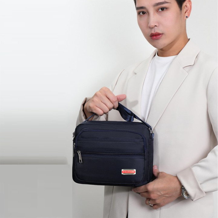 Túi đeo chéo, túi đeo vai nam vải dù chống thấm nước thời trang size 26cm