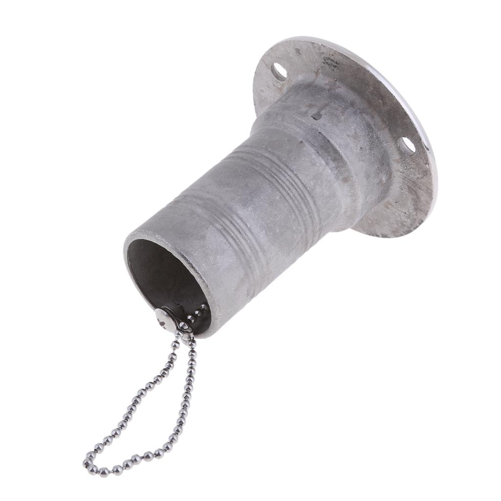 1.5inch Boat Marine Deck Fill Filler Keyless Cap Fuel Tank Stainless Steel