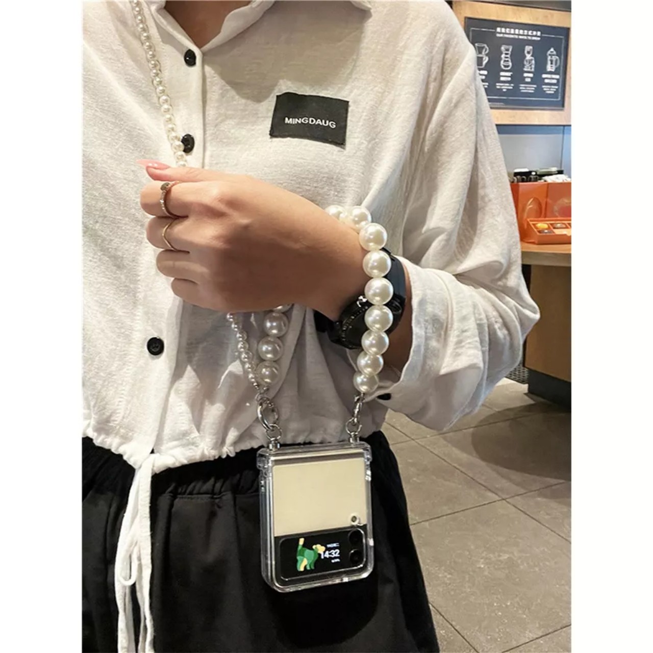 Ốp lưng cho samsung Zflip5 - Zflip3 - Zflip4 - Z flip5 - Z flip 3 - flip 4 - Z flip3 - Z flip4 5G trong suốt