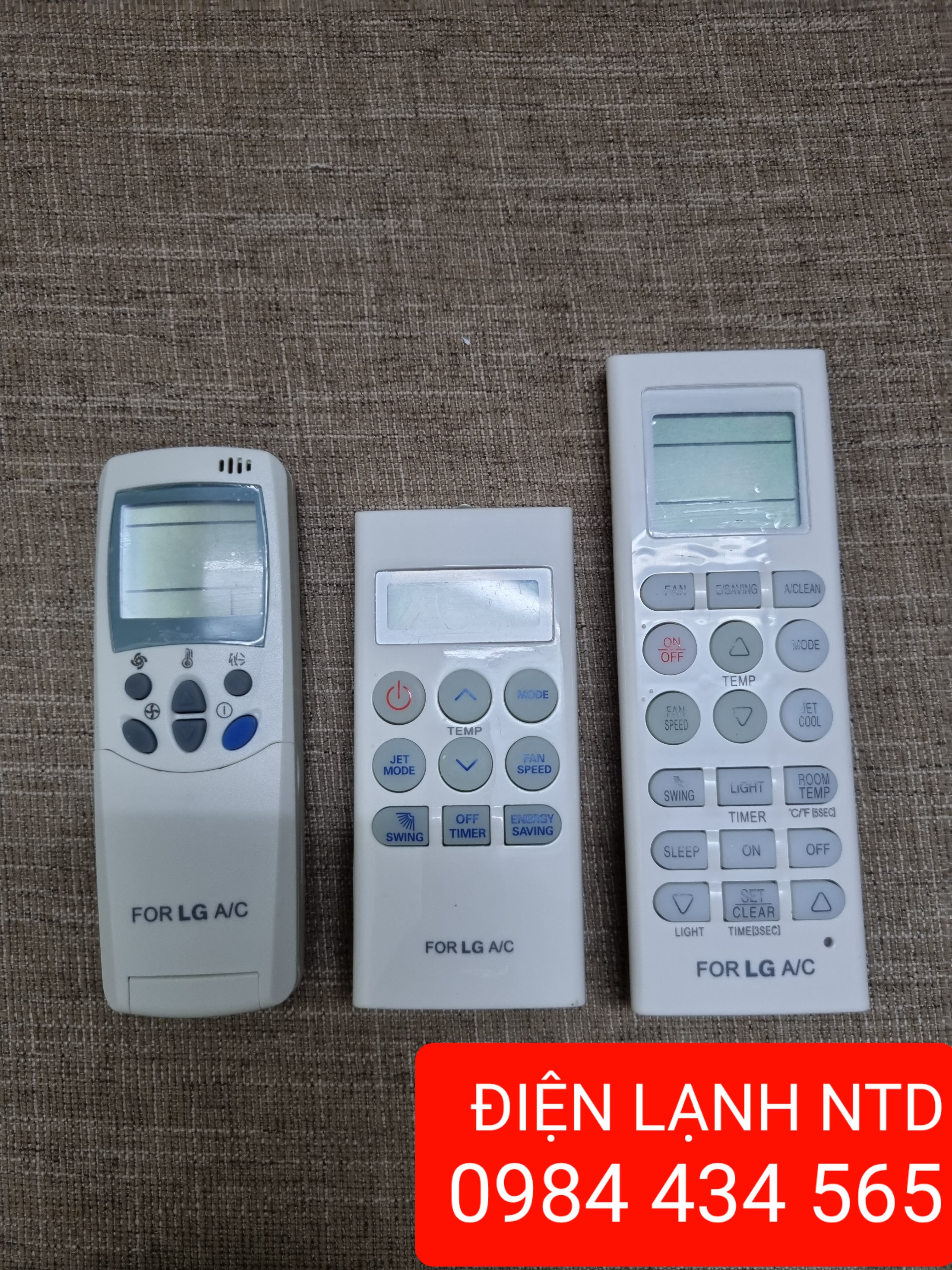 Điều khiển cho điều hòa LG inverter