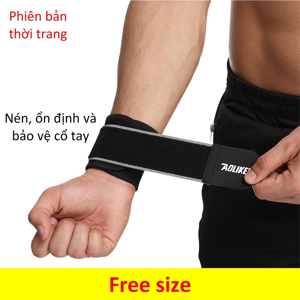 Băng quấn bảo vệ cổ tay AOLIKES 7938 bảo vệ tối đa khi chơi thể thao Sport wrist support Băng cổ tay HW-7938 magic