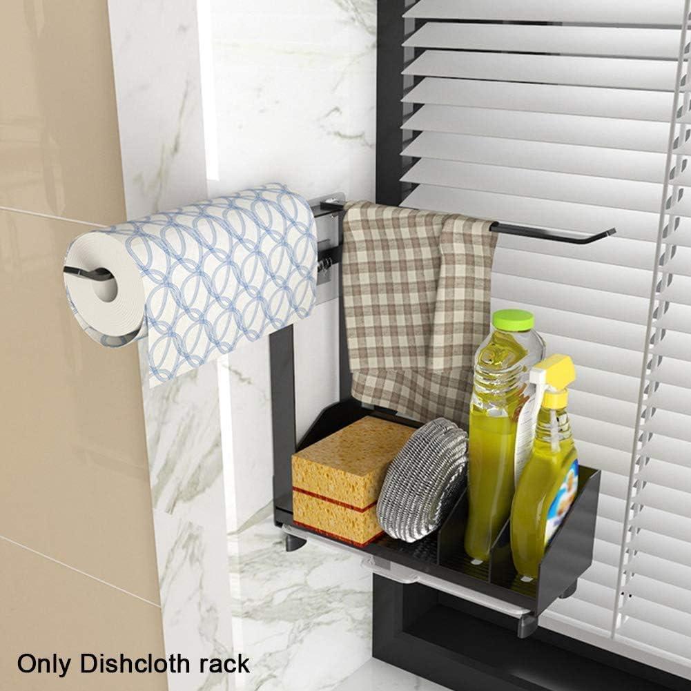 Tốc độ chìm porte, cửa sponge sviver, lưu trữ bồn rửa với giá đỡ khăn, khay có thể tháo rời, chất kết dính & quầy, hỗ trợ cho miếng bọt biển bằng thép không gỉ