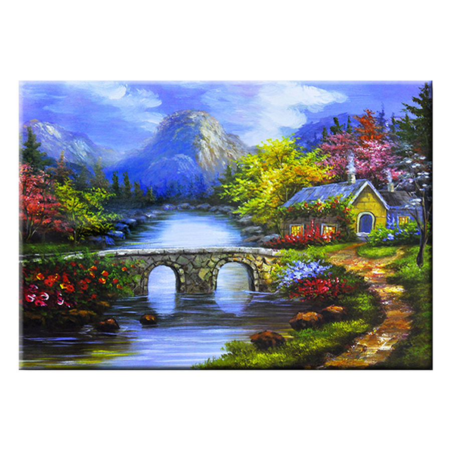 Tranh Treo Tường THIÊN NHIÊN YÊN BÌNH Q6D8 - 27 (35 x 50 cm) Thế Giới Tranh Đẹp