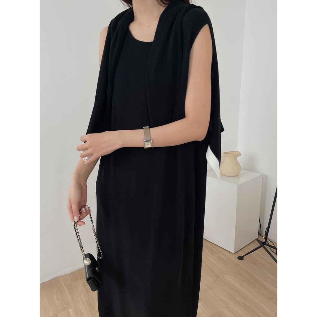 Set váy áo cardigan len mỏng Hàn Quốc