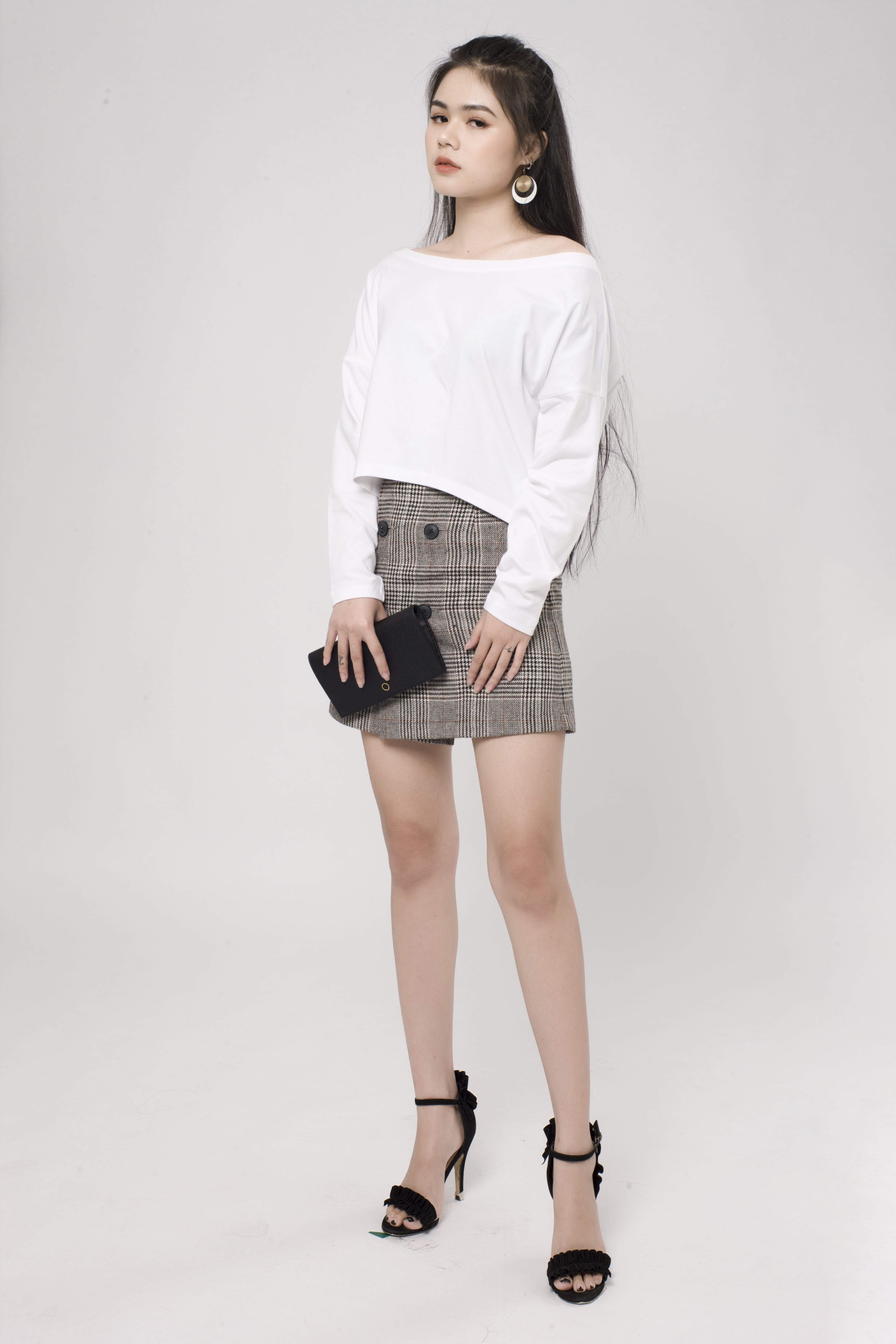 Croptop Lệch Vai - Năm Lệch