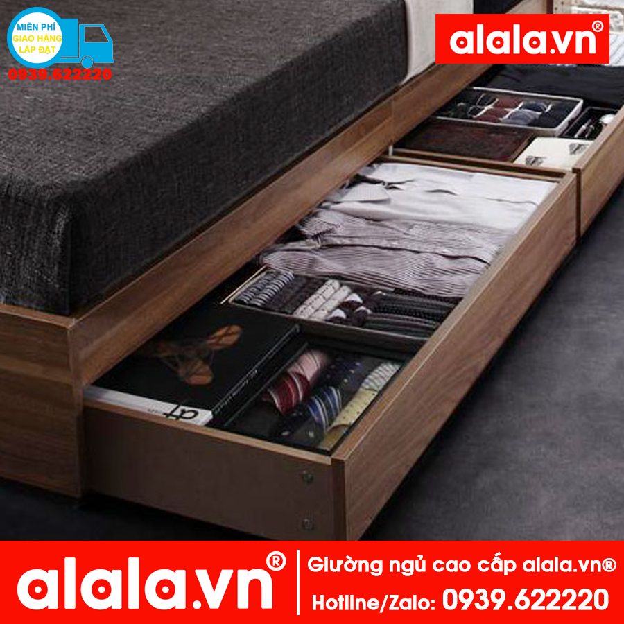 Giường ngủ ALALA11 cao cấp - Thương hiệu ALALA