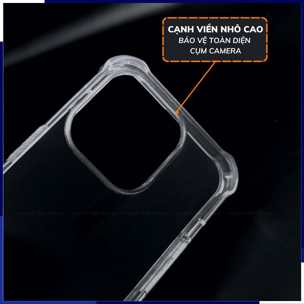 Ốp lưng ip 14 pro max ip 14 plus clear color ver 3 trong suốt không ố vàng bảo vệ camera phụ kiện huỳnh tân store