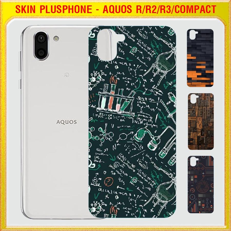 Dán Skin cho điện thoại Sharp Aquos R, R Compact, R2, R2 Compact, R3 in hình nhiều mẫu hot, độc lạ