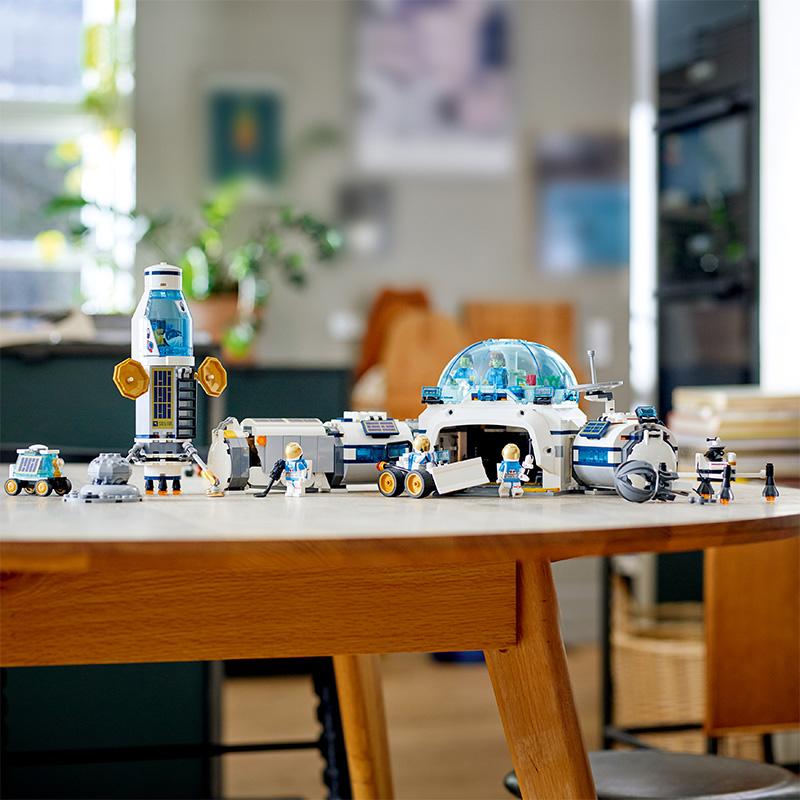 Đồ Chơi LEGO CITY Trụ Sở Nghiên Cứu NASA Mặt Trăng 60350
