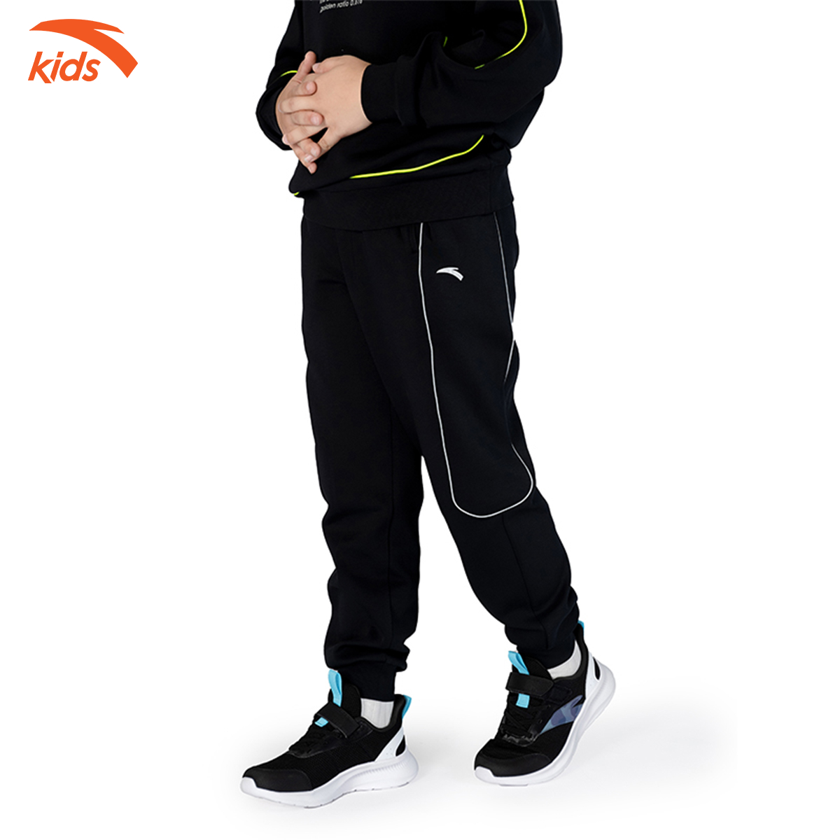 Quần dài bé trai Anta Kids chất liệu nỉ bo gấu 352247741-1