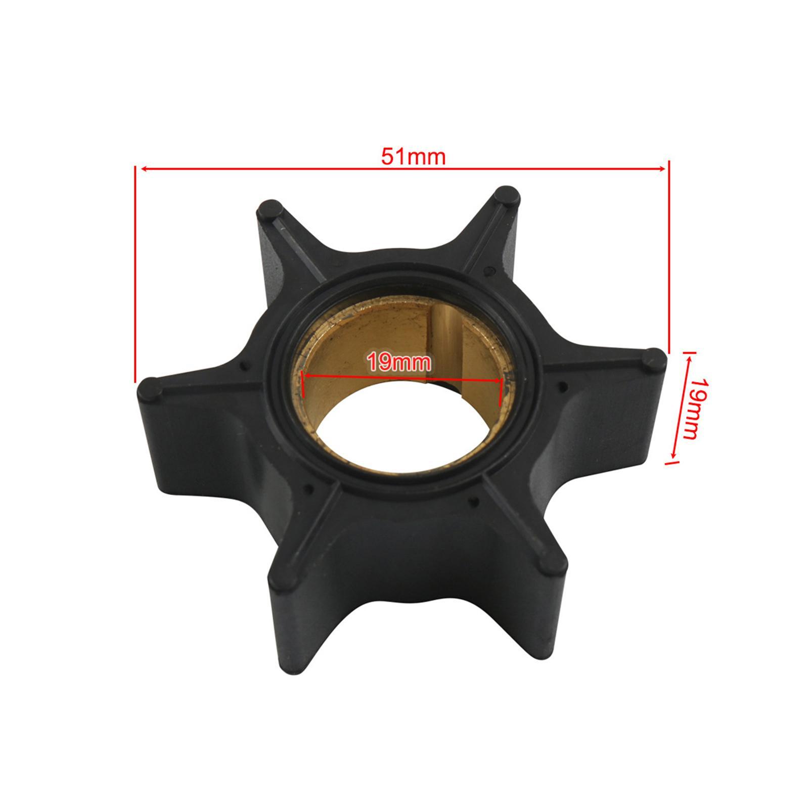 Outboard Water Pump Impeller ,Boat Engine Water Pump Impeller, 4789983T 4765959 500312 945501 ,Replace Parts Accessory for Outboard Motor