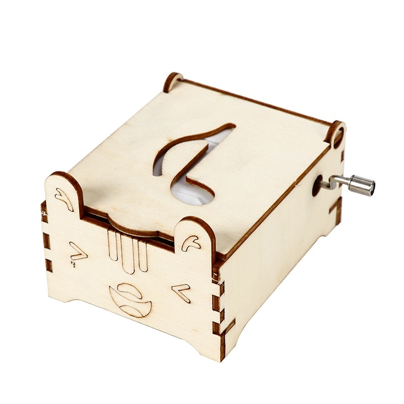 Bộ đồ chơi khoa học tự làm hộp nhạc bằng gỗ – DIY Wood Steam