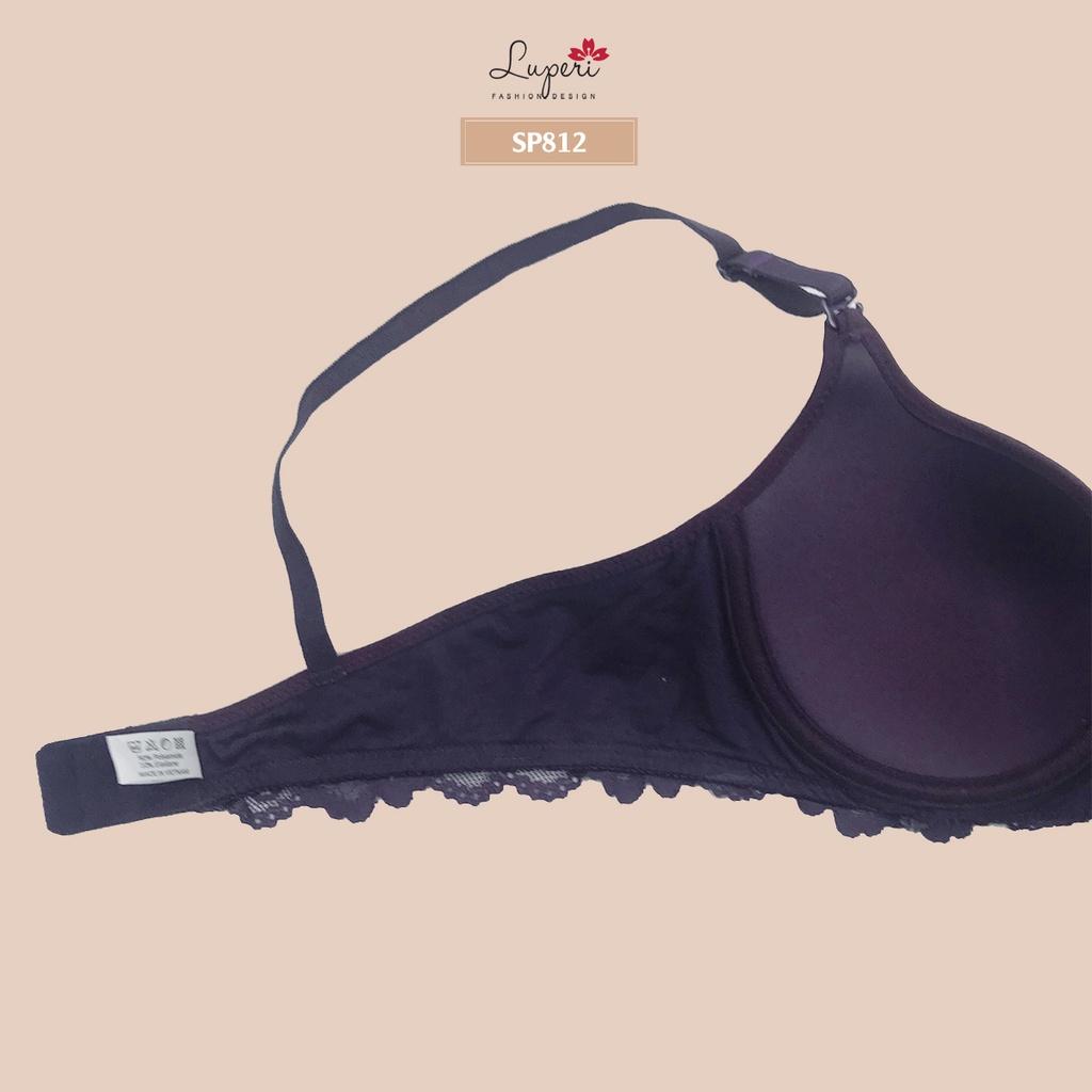 Áo Lót Nữ Ren Siêu Mỏng Gọng Nhựa LUPERI SP812 Dây Lưng Không Gân Dành Cho Người Ngực To Ngực Bầu Ngực Sau Sinh