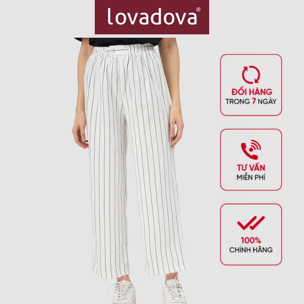 Lovadova - 21T01C001 Quần kiểu nữ ống suông