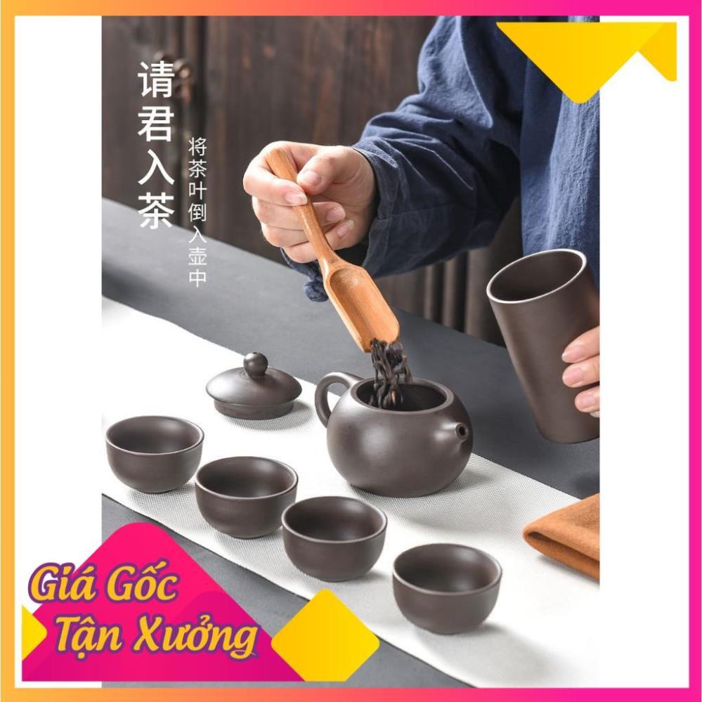 Bộ Bình Trà Có Túi Đựng Đi Du Lịch + Tặng Kèm Khăn Lau Cao Cấp FREESHIP  TP'S
