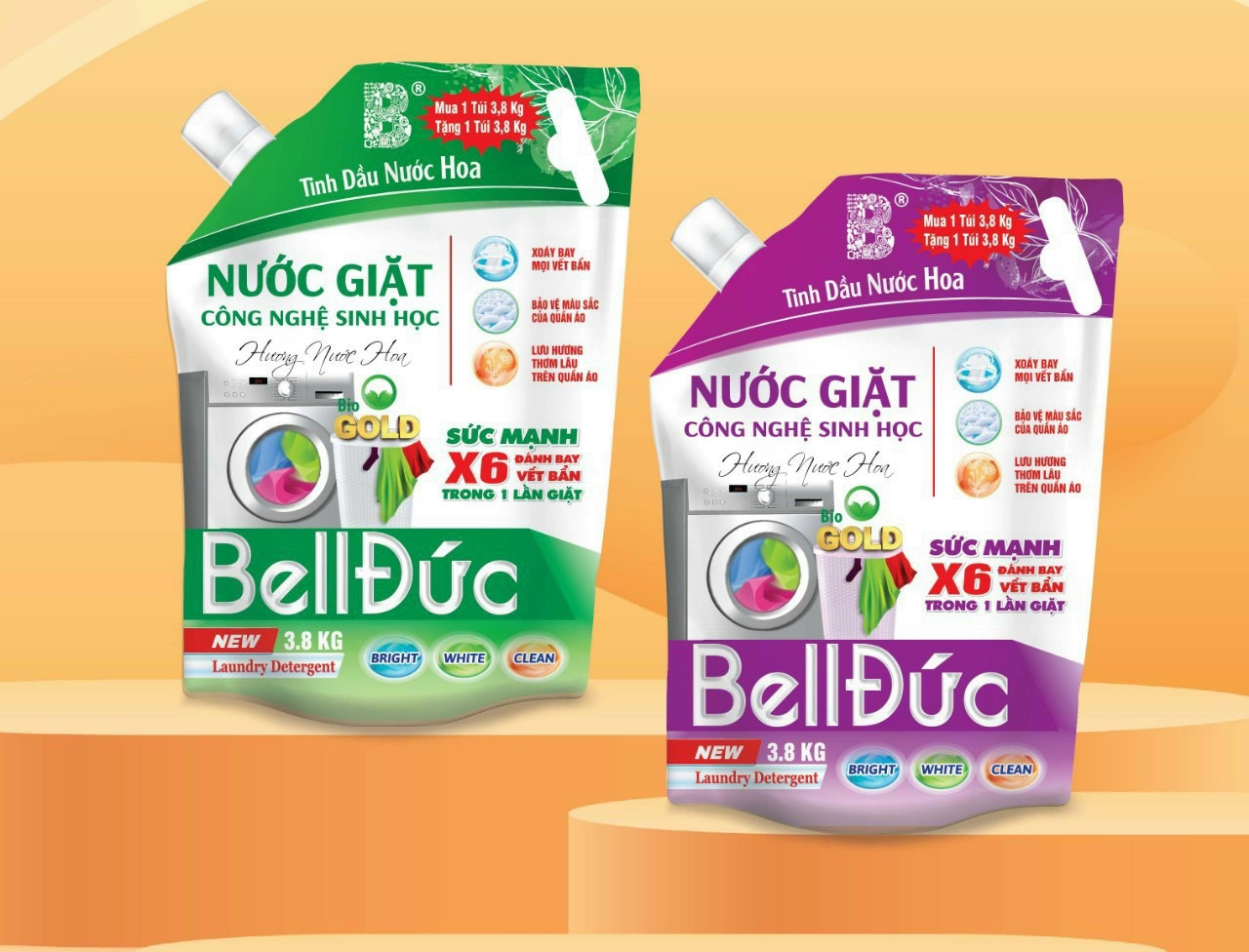 Túi nước giặt Bell Đức hương Cá Ngựa 3.8Kg