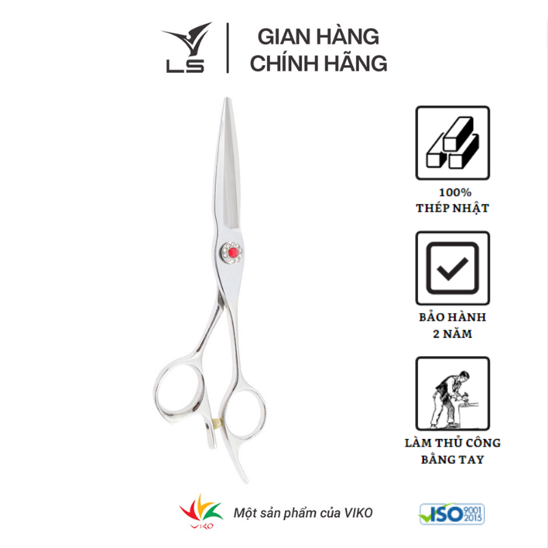 Kéo chuốt tóc LS sword cong offset vênh đỡ ngón cố định PSW