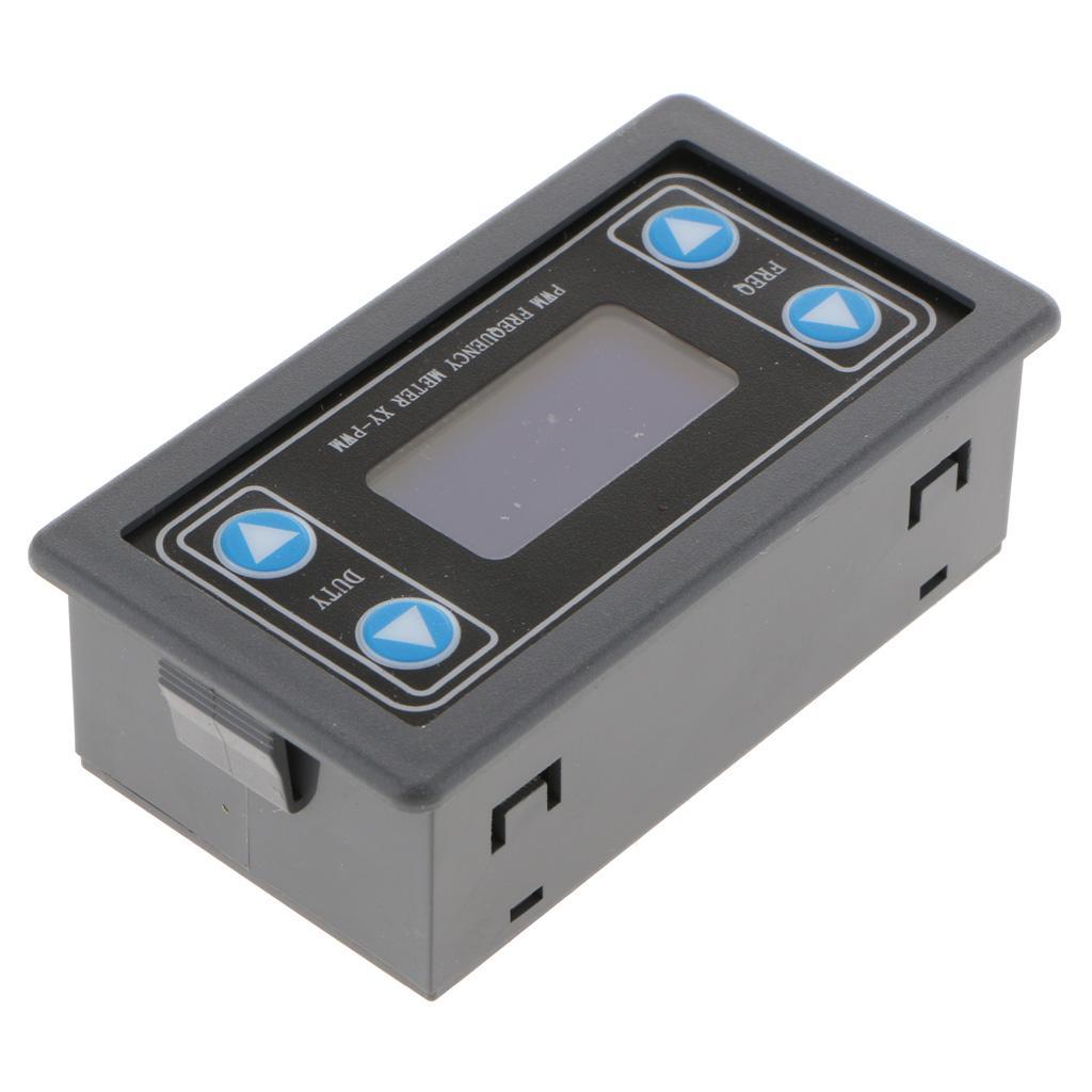 2 Pcs PWM Pulse Frequency Duty Cycle Square Wave Signal Generator with LCD Display