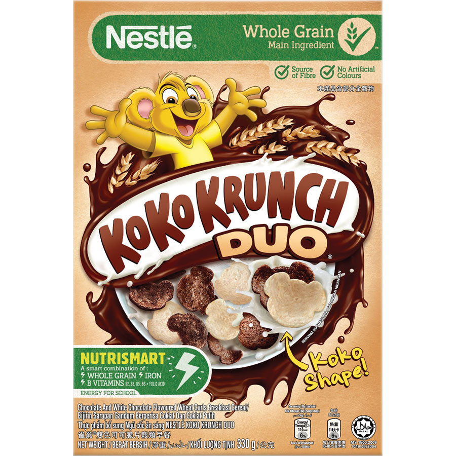 [Mua 1 Tặng 1 - Ngũ Cốc Ăn Sáng Vị Ngẫu Nhiên] Ngũ cốc ăn sáng KOKO KRUNCH DUO (Hộp 300g)