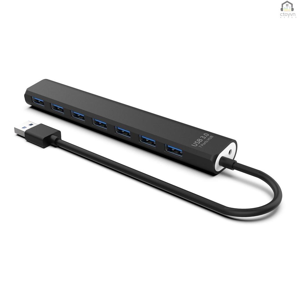 Bộ chia USB 3.0/2.0 HUB tốc độ cao 5Gbps với 7 cổng USB 3.0 cho Notebook Laptop PC