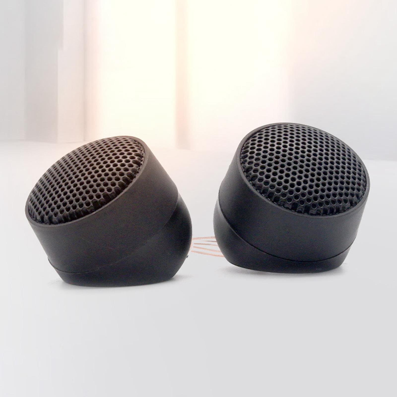 2 Pieces Car Loud Speakers Tweeter 200W Maximum Power Amplifier Horn for Vehicle