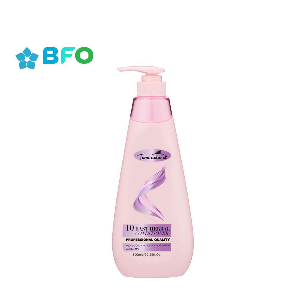 Dầu Xả Ngăn Rụng Tóc Tami Natural 10 Loại Thảo Dược Phương Đông Làm Mềm Mượt Giảm Gãy Rụng 600ml