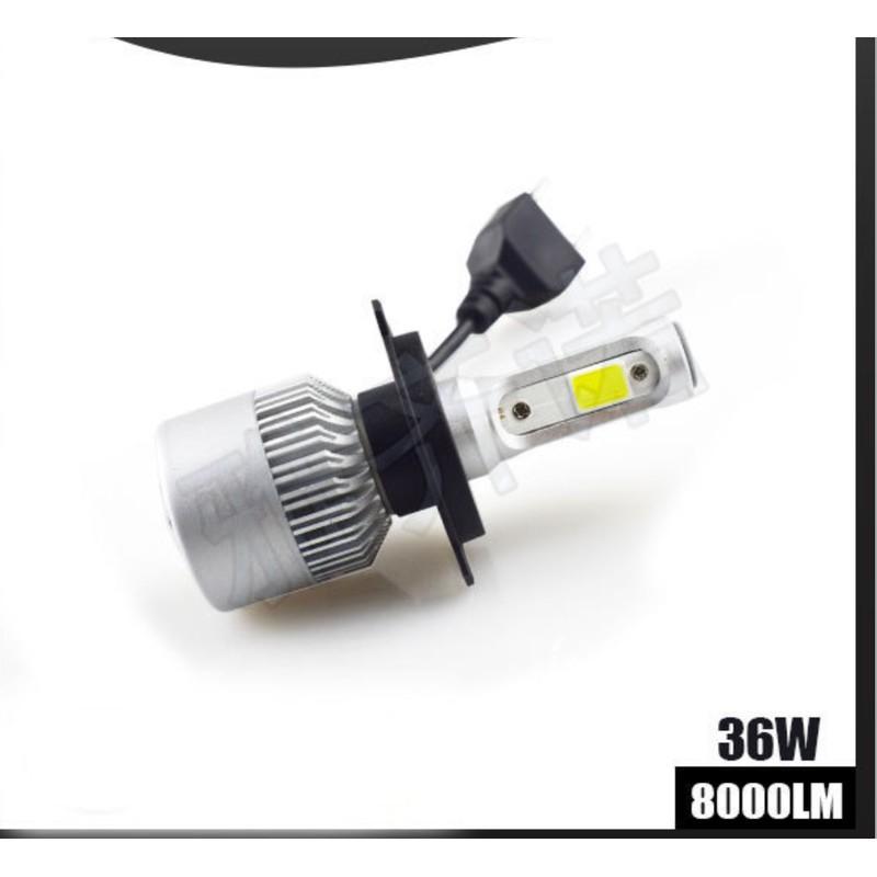 Đèn led headlight S2 H4 8000Lumens 6000k pha/cos (Bộ 2 cái)