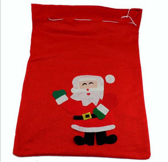 Túi Đựng Quà Noel Chất Bông Nỉ Size 50 x 60 cm