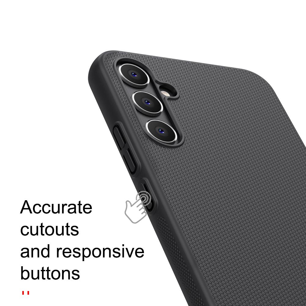 Ốp Lưng Sần chống sốc cho Samsung Galaxy  A16 , A35 , A55 . A15 , A25 hiệu Nillkin Super Frosted Shield - Hàng Chính Hãng