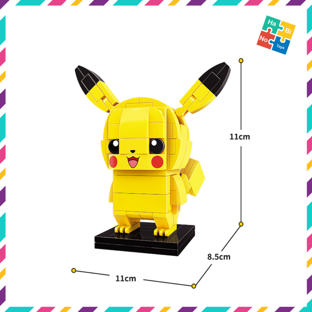 Lắp Ráp Pokemon Pikachu Keeppley Đồ Chơi Mô Hình Hoạt Hình Truyện Tranh Brickheadz 116 Chi Tiết A0101 Cho Trẻ Từ 6 Tuổi