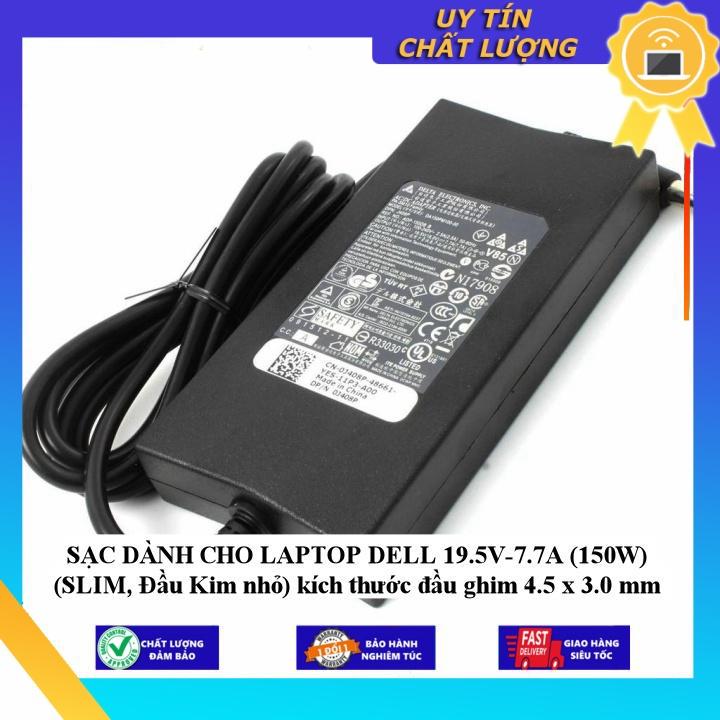 SẠC dùng cho LAPTOP DELL 19.5V-7.7A   kích thước đầu ghim 4.5 x 3.0 mm - Hàng Nhập Khẩu New Seal