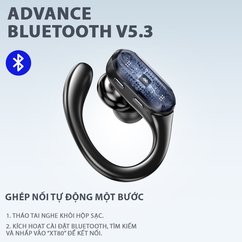 Tai Nghe Bluetooth Lenovo XT80 Thể Thao , Chống Ồn Chủ Động ANC , Âm Thanh Nổi - Hàng Chính Hãng