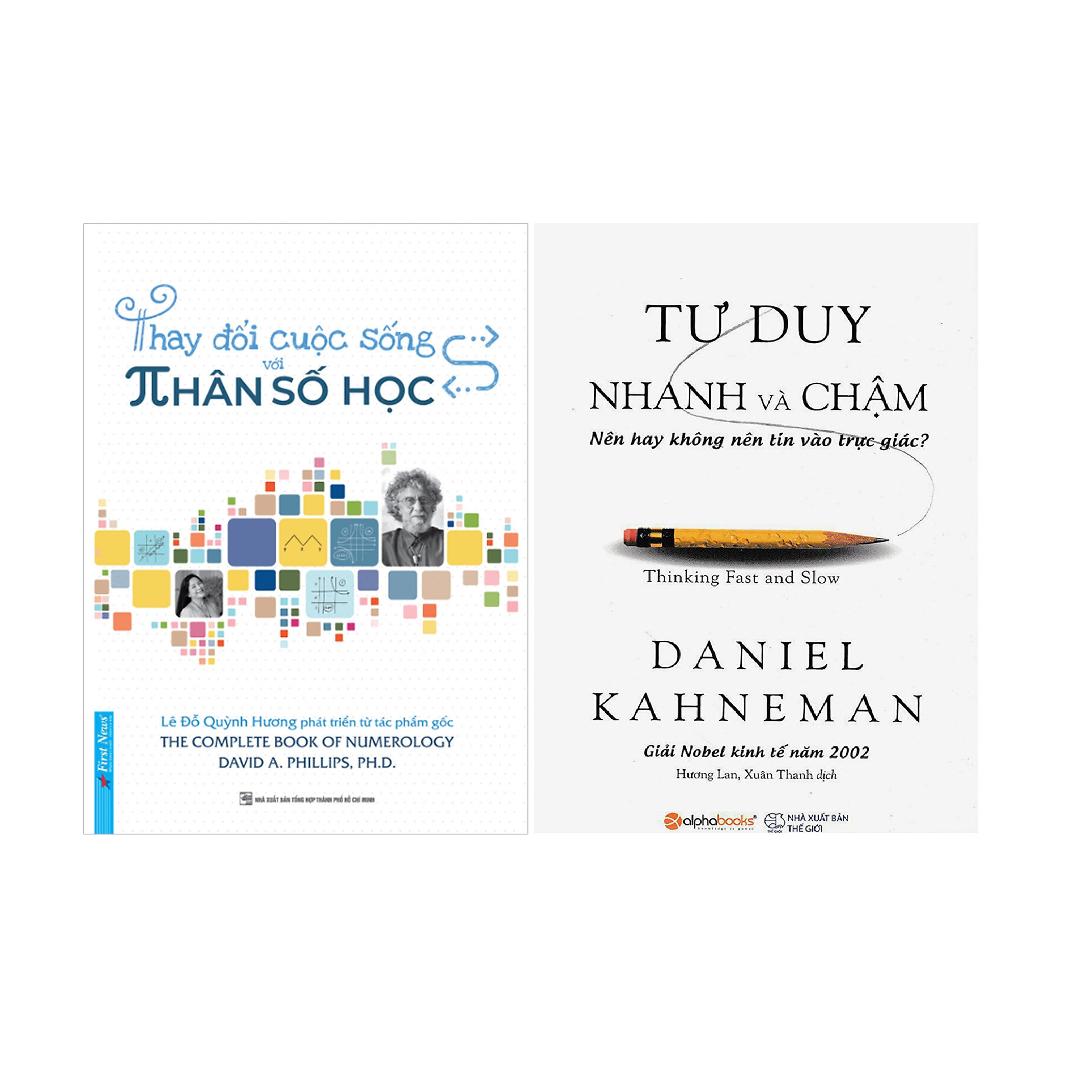 Combo 2 Cuốn Thay Đổi Cuộc Sống Với Nhân Số Học Tư Duy Nhanh Và Chậm