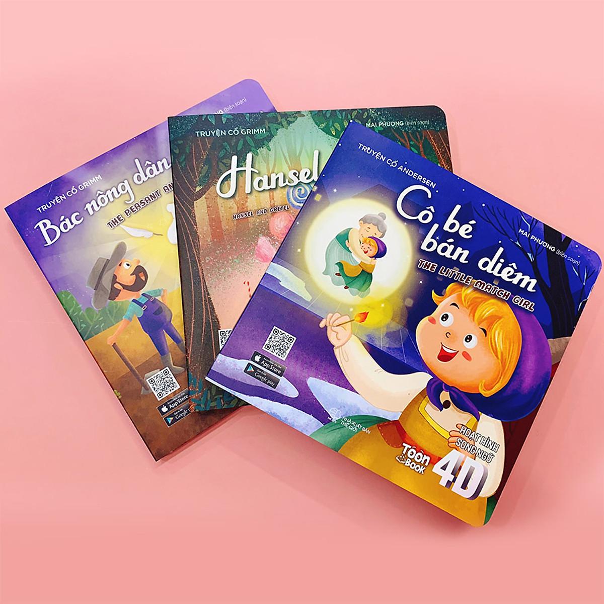 Combo ”Đốm Lửa Diệu Kỳ”: Hansel Và Gretel - Cô Bé Bán Diêm - Bác Nông Dân Và Con Quỷ - Bản Quyền