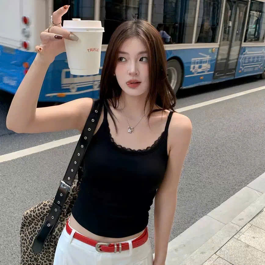 ÁO BRA REN ÁO HAI DÂY ÁO YẾM QUYẾN RŨ CÓ ĐỆM NGỰC PHONG CÁCH NGỌT NGÀO DƯỚI 60KG DÀNH CHO NỮ