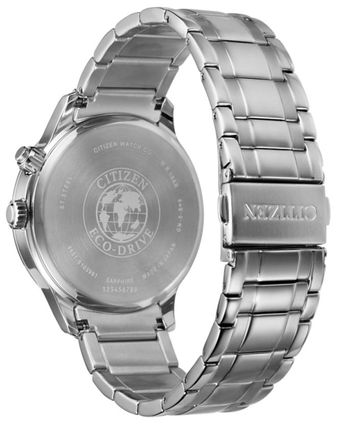 Đồng Hồ Nam Citizen Dây Thép Không Gỉ AP1050-81A - Mặt Trắng