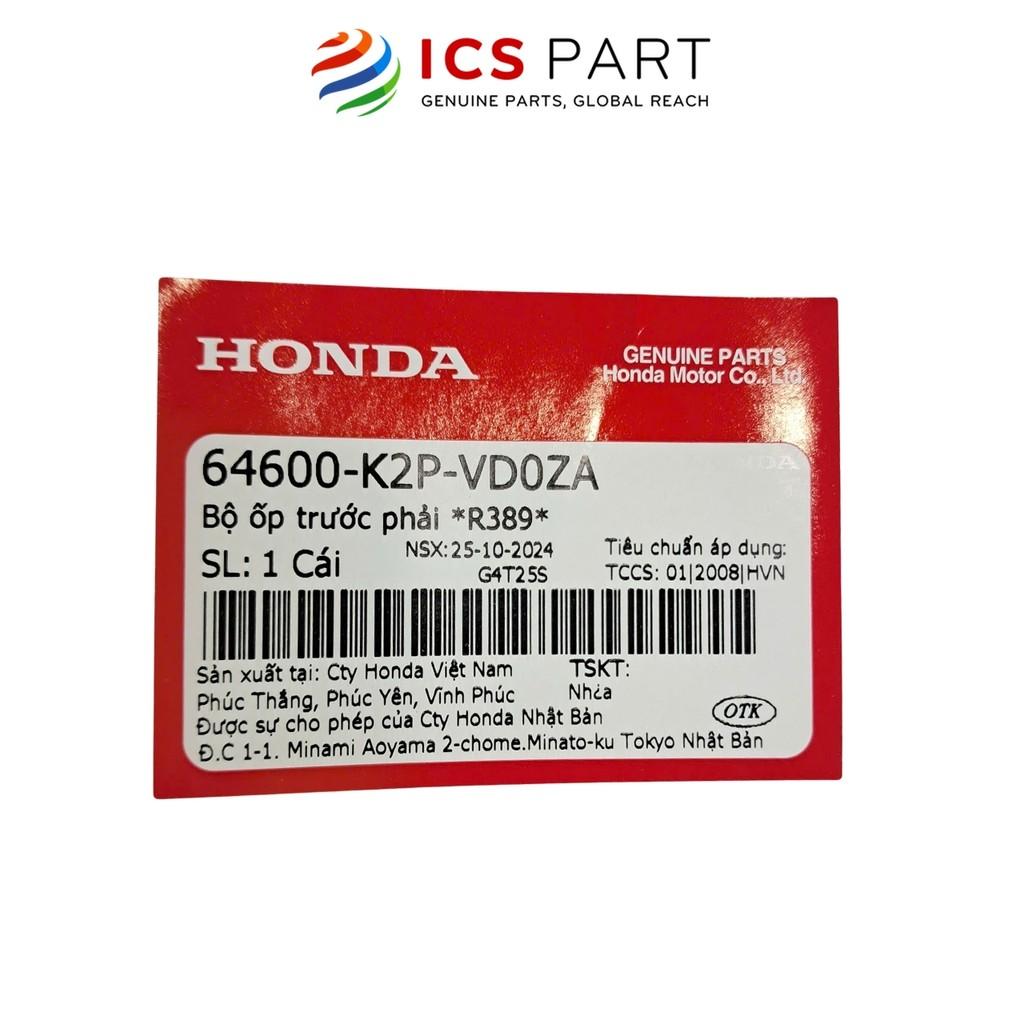 Bộ Cánh Yếm Trước Phải R389 HONDA Winner X V3 2022+ Màu Đỏ (64600K2PVD0ZA)