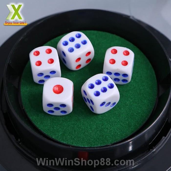 Bộ Máy lắc xí ngầu Beer Club &amp; Xí ngầu uống bia tiếng Việt