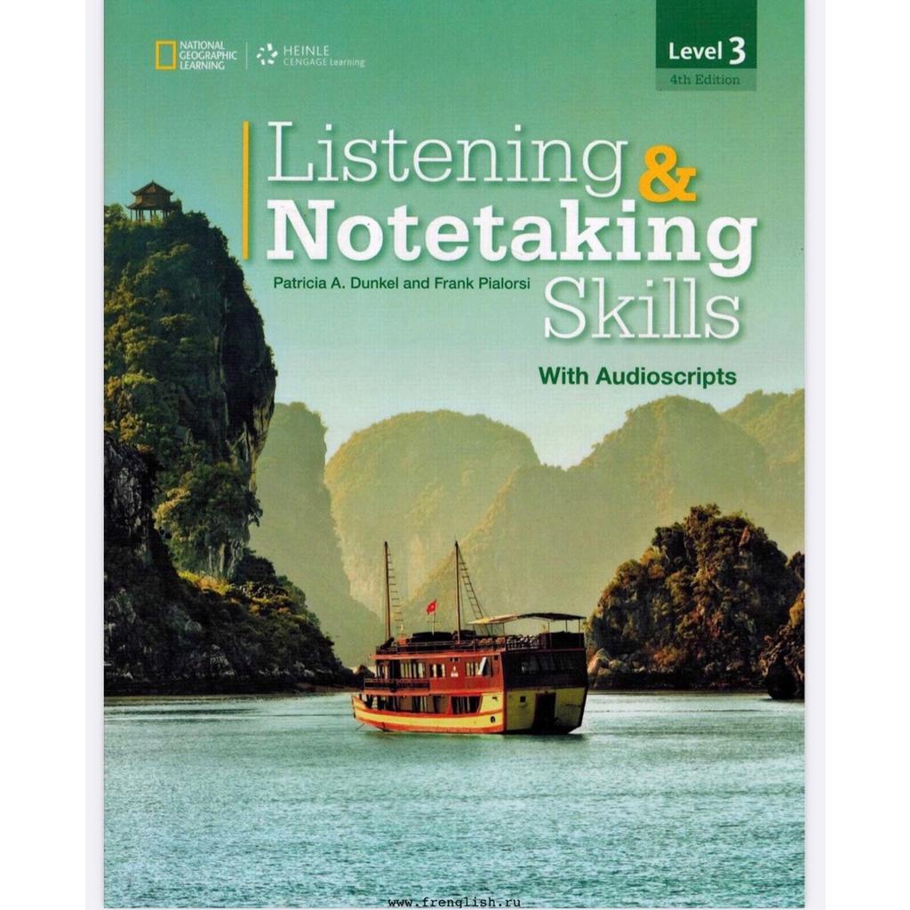 Listening and notetaking skills 3c nhập màu kèm audio, answer key và video