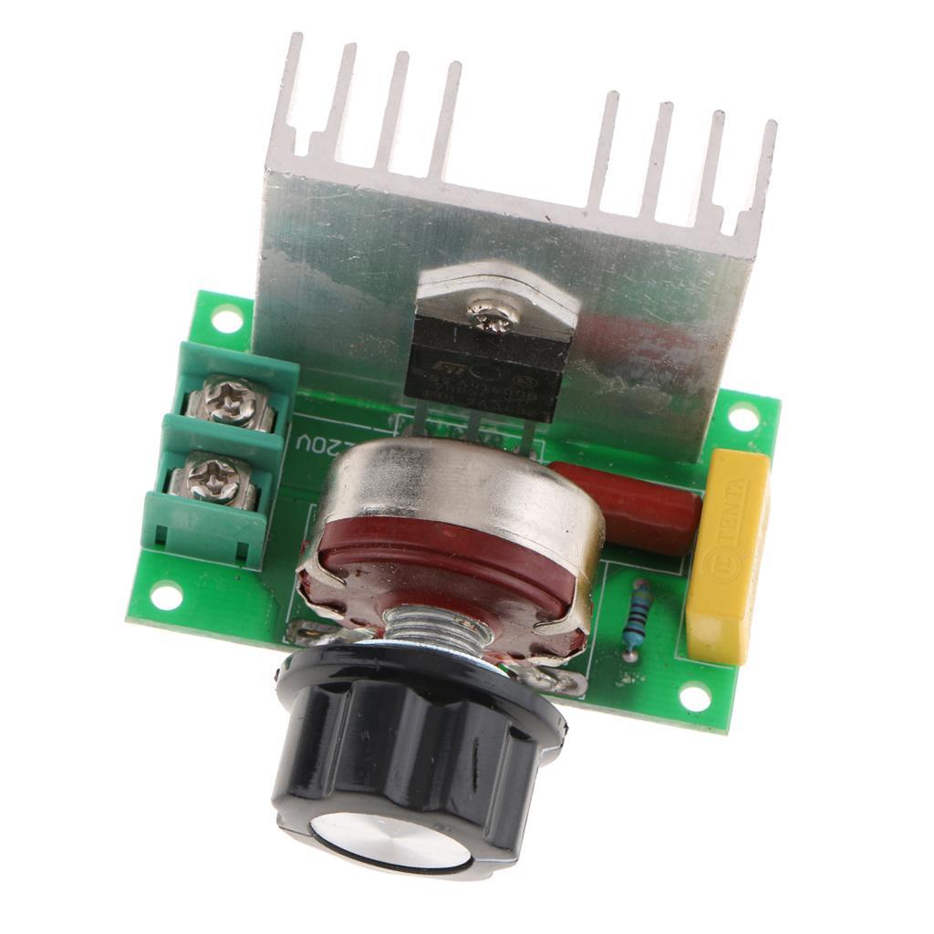 High Power 4000W SCR Voltage Regulator Dimmers Speed Controller Thermostat