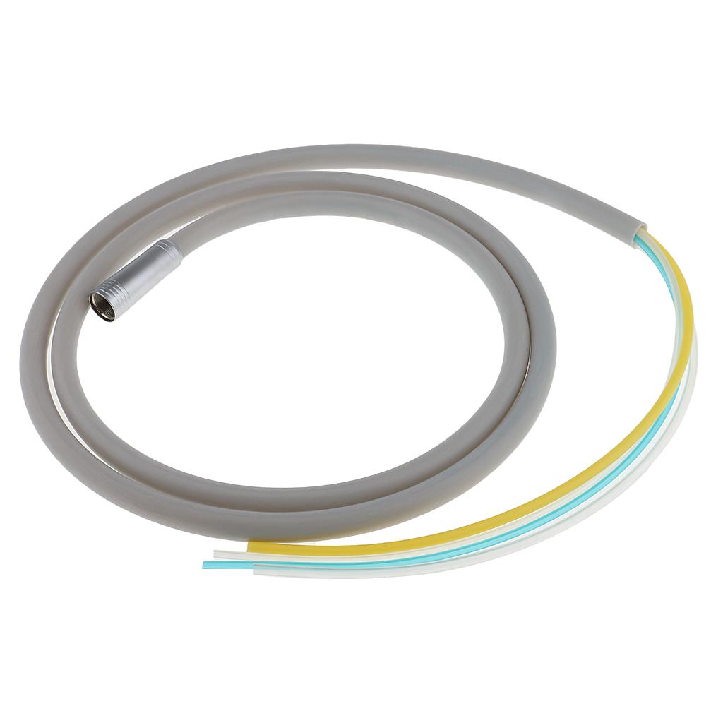 4 Holes Silicone Tubing Hose Tube Connector for Dentist High Speed/Air Turbine Motor Handpiece
