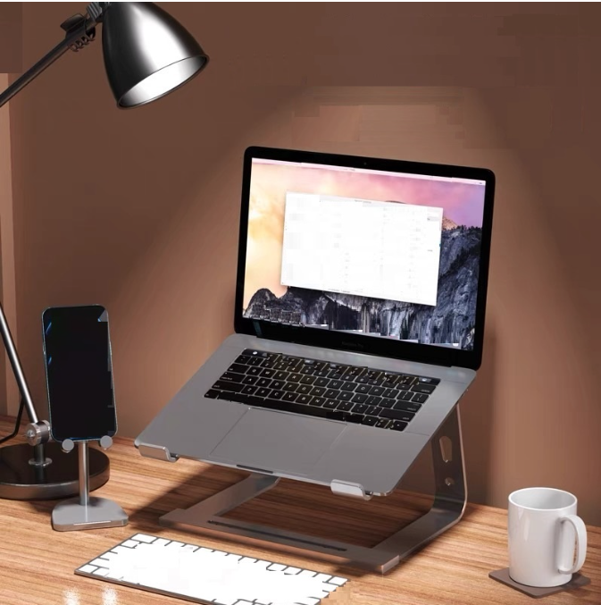 Giá Đỡ Macbook Laptop Nhôm cho máy 11 inch - 17 inch gấp gọn có thể tháo rời kiêm đế tản nhiệt cao cấp