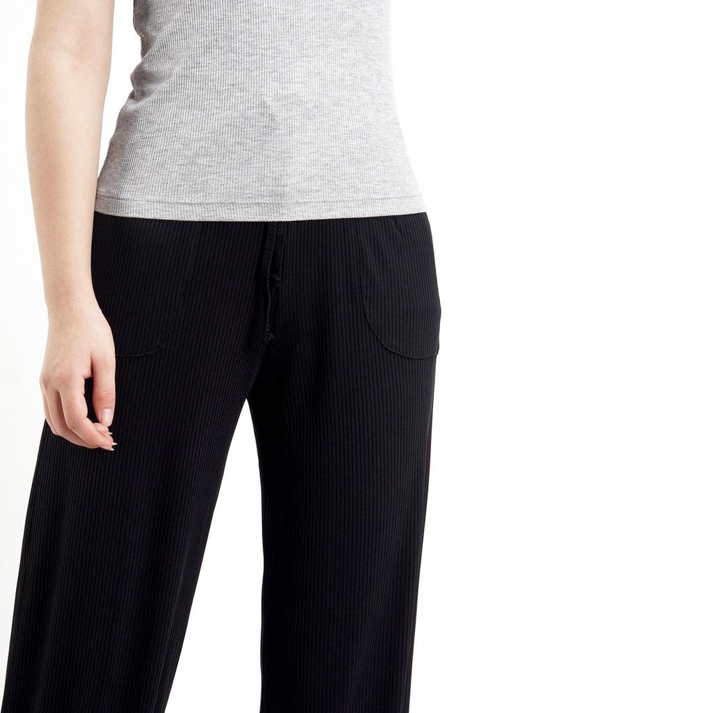 Quần jogger nữ SAYME cạp chun bo gấu chất len tăm mềm mịn ấm áp WCJO0004