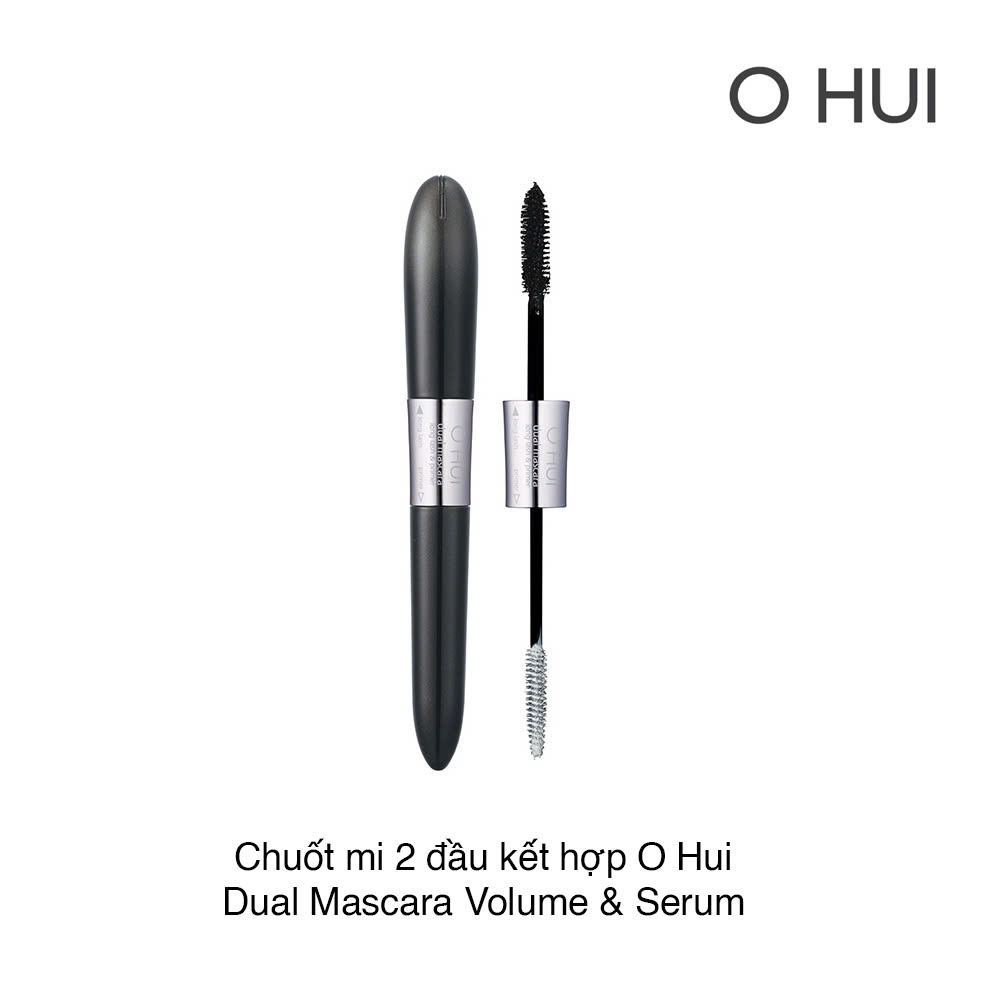 Mascara Kết Hợp Đầu Serum Ohui Dual Mascara Volume &amp; Serum 10gr