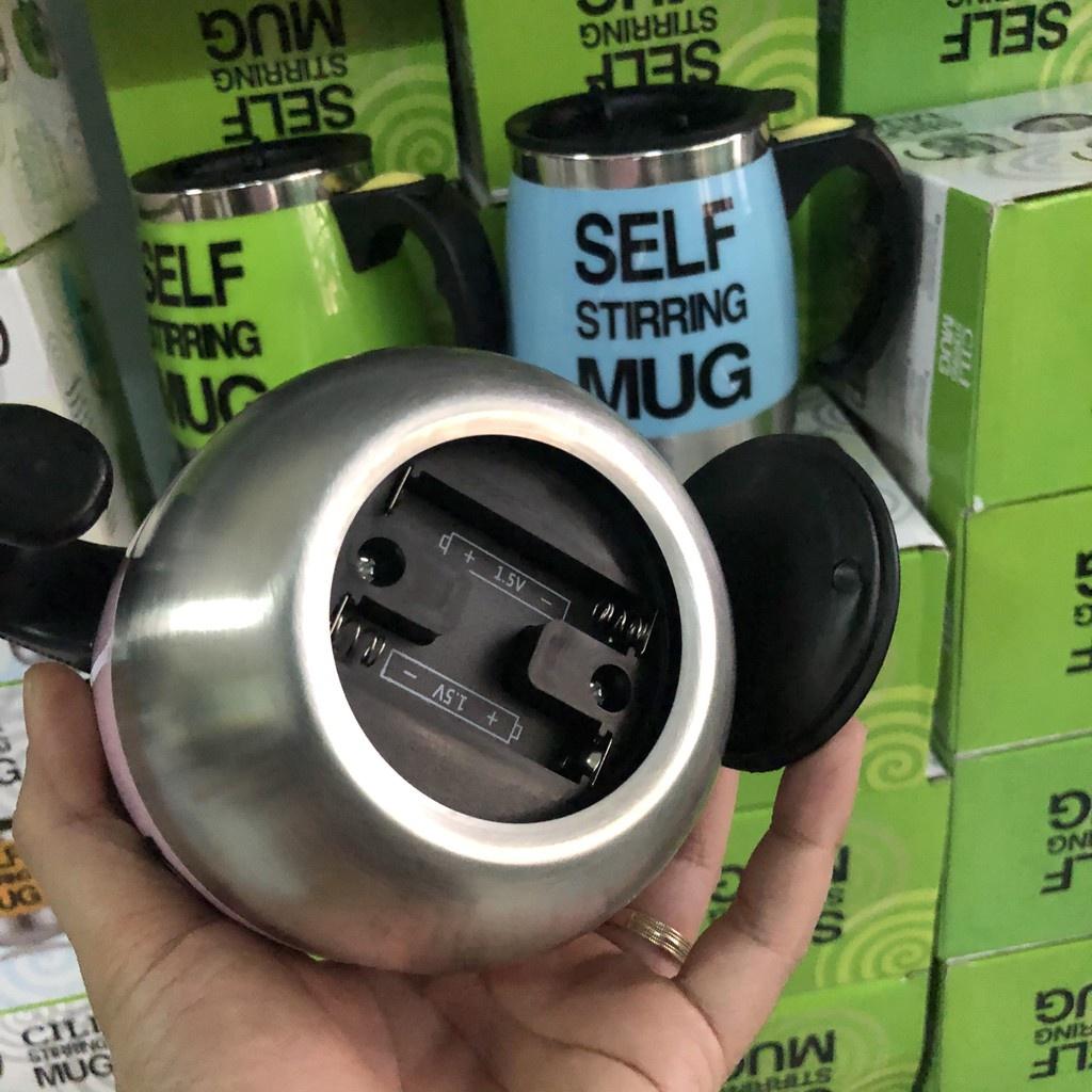 Cốc Ly tự khuấy giữ nhiệt Lớn 450ml tiện lợi dùng bằng pin thuận tiện khi mang theo đi làm đi chơi......
