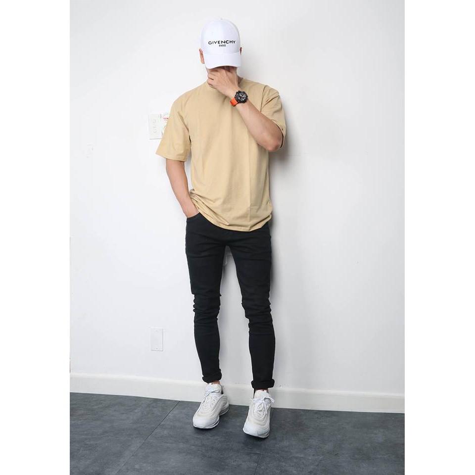 Áo Thun Trơn Basic Cotton Nam Nữ Unisex Chất Dày Dặn