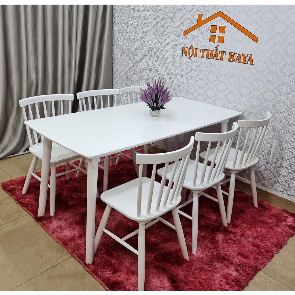 Set Bàn Ăn 6 Ghế Sunny (Tự Nhiên