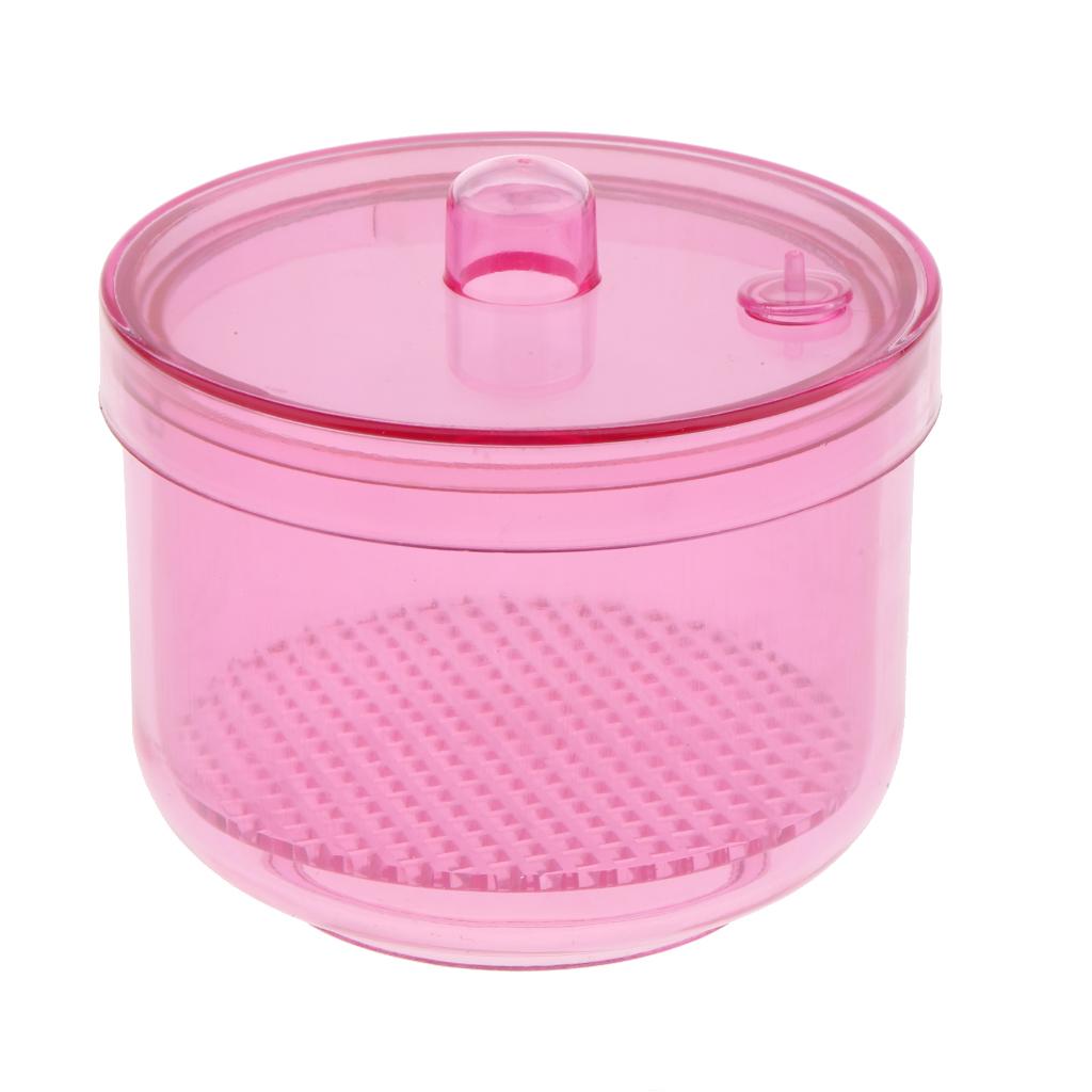 Autoclavable Endo Burs Soak Box Soak Disinfection Cup Net Case Pink